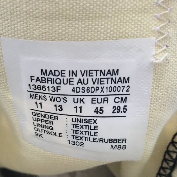 NWT Converse CT OX B/W Stars 🌟 M AUTHENTIC - Picture 7 of 8